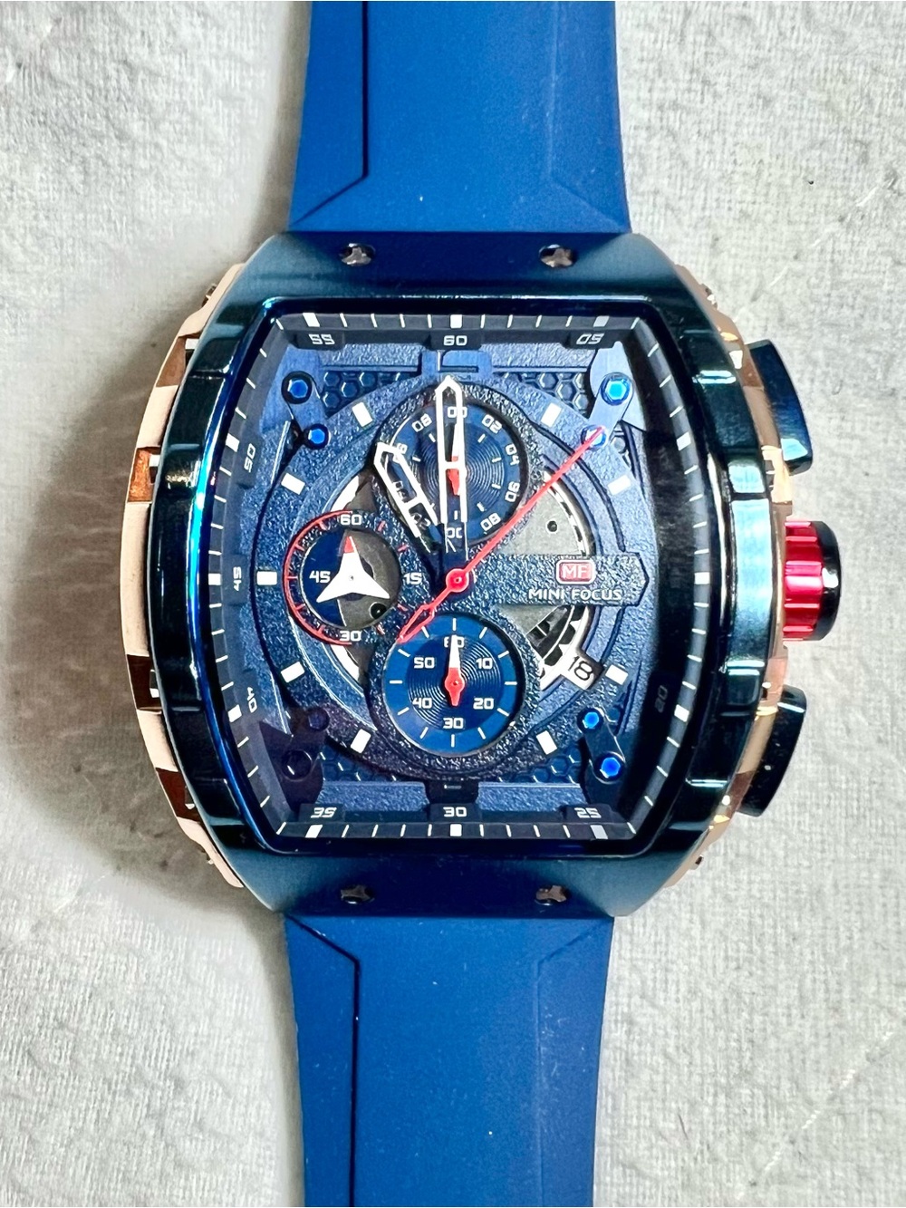 NEW! Mini Focus Blue Chronograph Men's Watch